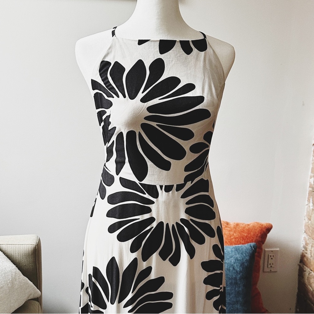 Floral Printed Maxi Dress Size Small